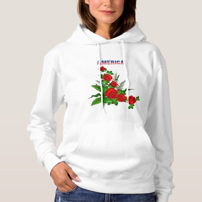 Camisas sudaderas capuchadas básicas de las mujere (Anverso)