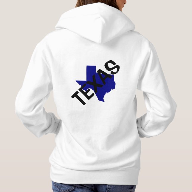 Camisas sudaderas capuchadas básicas del estado/mu (Reverso)