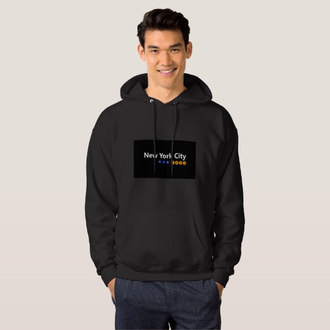 Camisas sudaderas capuchadas de los hombres de Nue (Anverso completo)