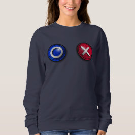 Camisas sudaderas con botones de votación de juego