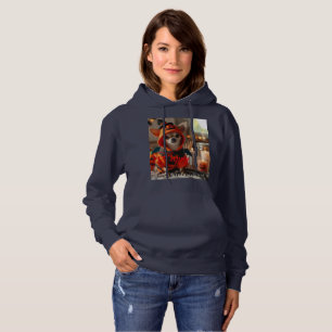 Camisas sudaderas con huella de Chihuahua en una b