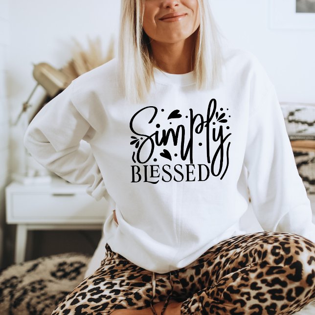 Camisas sudaderas cristianas benditas para mujeres (Subido por el creador)