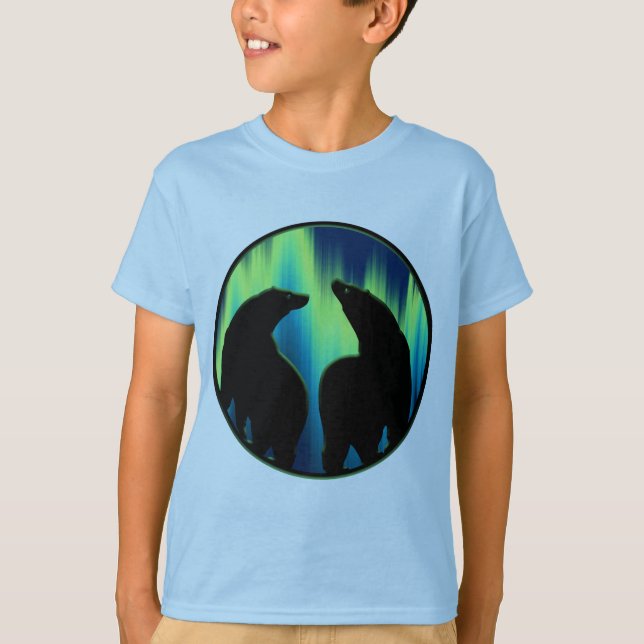 Camisas sudaderas de arte de oso tribal llevan cam (Anverso)