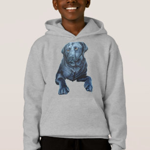 Camisas sudaderas de arte de perro azul de Labrado