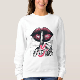 Camisas sudaderas de cuello de crema de mujeres Co