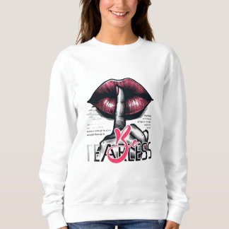 Camisas sudaderas de cuello de crema de mujeres Co