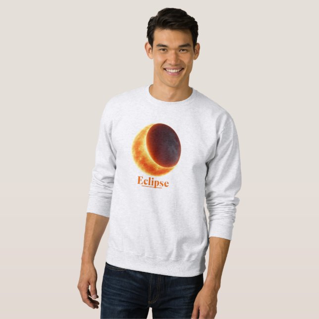 Camisas sudaderas de Eclipse solar (Anverso completo)