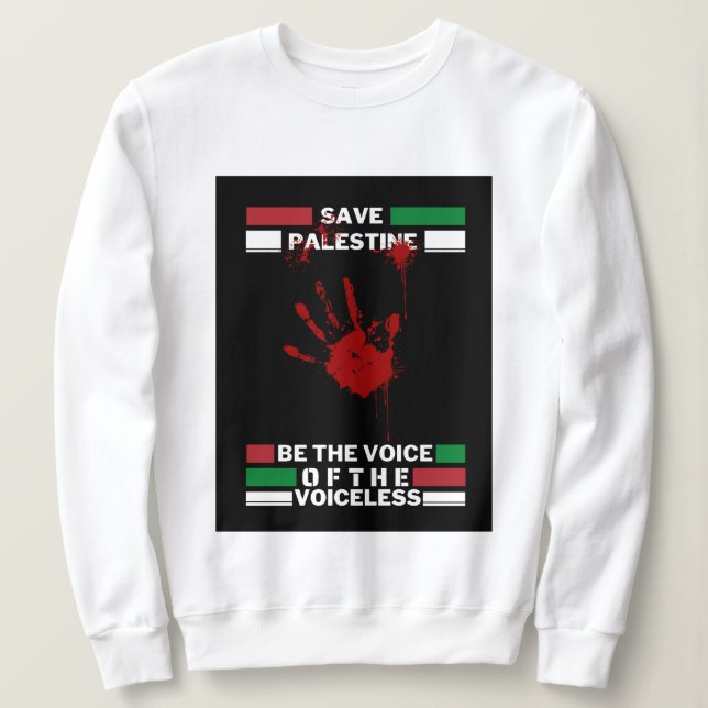 Camisas sudaderas de Free Palestine | Salvar a Gaz (Anverso del diseño)