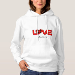 Camisas sudaderas de Hoodie Hoodie Love