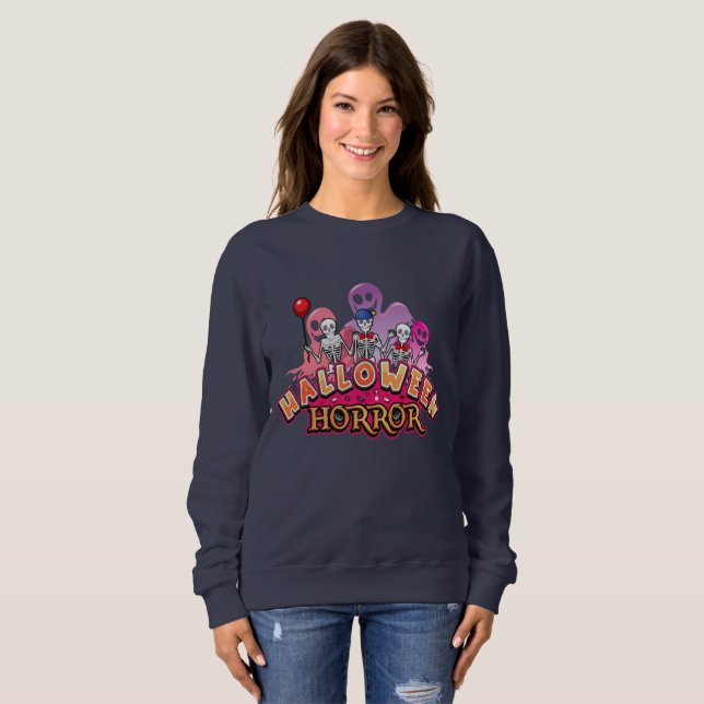 Camisas sudaderas de horror para los payasos de Ha (Anverso completo)