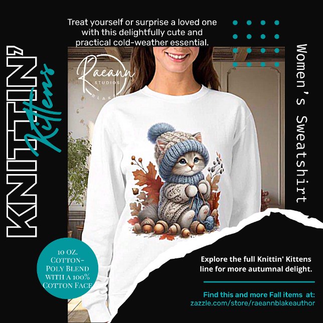 Camisas sudaderas de Knittin' Kittens (Subido por el creador)