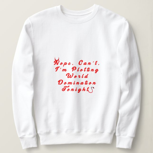Camisas sudaderas de la dominación mundial (Anverso del diseño)