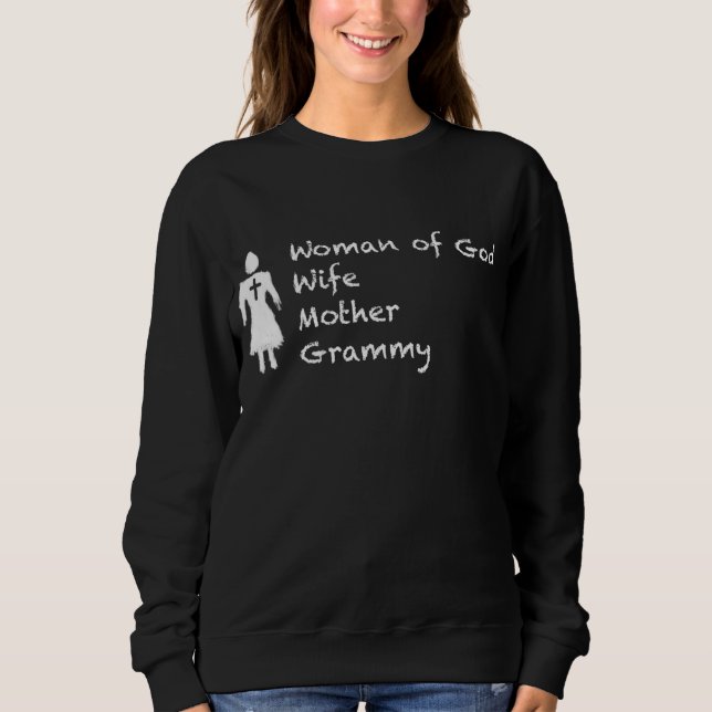 Camisas sudaderas de la mujer de Dios (Anverso)