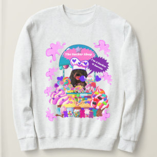 Camisas sudaderas de la tienda de golosinas y dulc