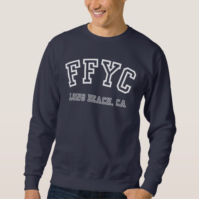 Camisas sudaderas de la tripulación de los hombres (Anverso)