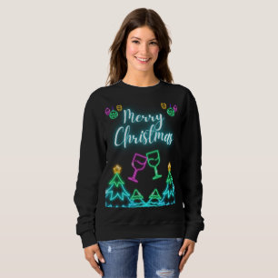 Camisas sudaderas de las mujeres de las Navidades