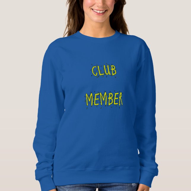 Camisas sudaderas de las mujeres del CLUB (Anverso)