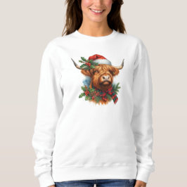 Camisas sudaderas de las Navidades de las vacas de