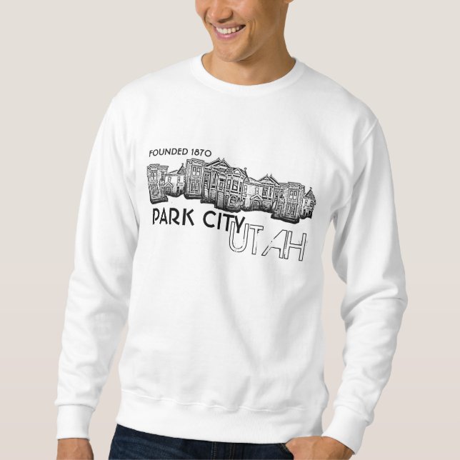 Camisas sudaderas de los edificios del casco antig (Anverso)