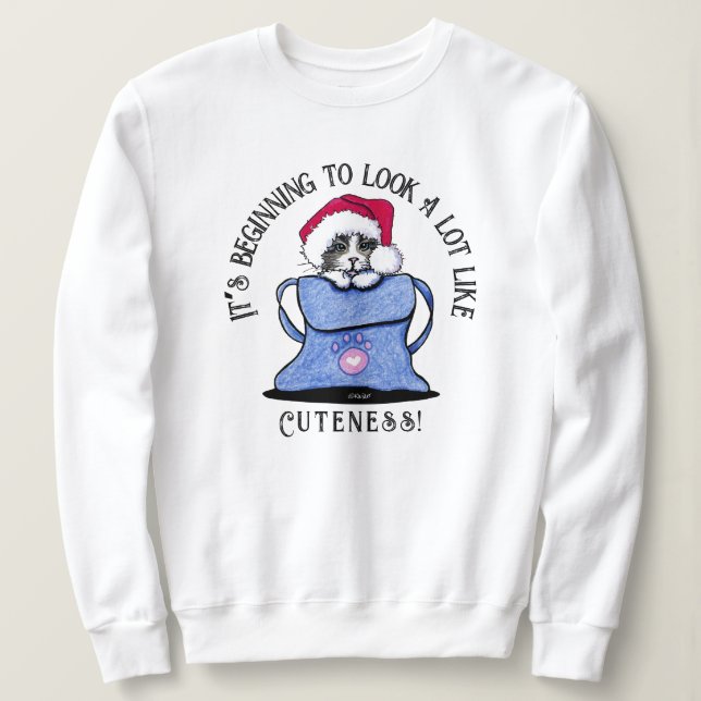 Camisas sudaderas de los Navidades KiniArt (Anverso del diseño)