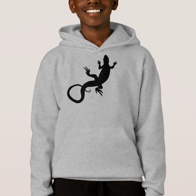 Camisas sudaderas de los niños Lizard Hoodie Repti (Anverso)