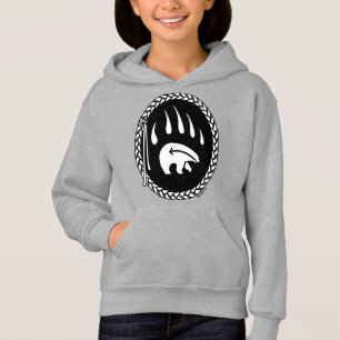 Camisas sudaderas de niños con arte de oso tribal 