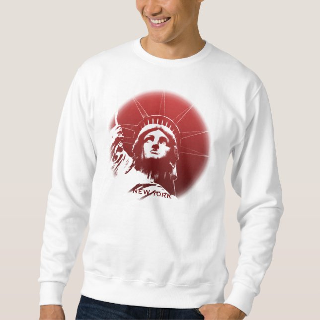 Camisas sudaderas de Nueva York Estatua de la Libe (Anverso)