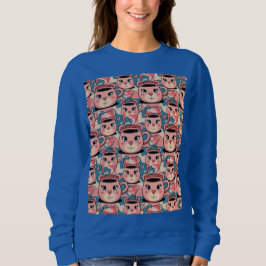 Camisas sudaderas de oso azul rosado