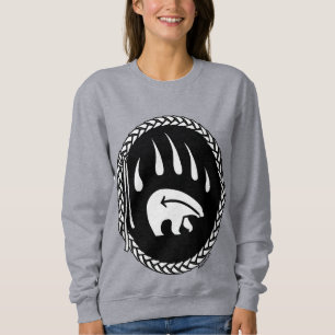 Camisas sudaderas de sudadera de arte de oso triba