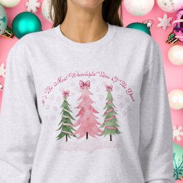 Camisas sudaderas del árbol de Navidad Coquette Pa
