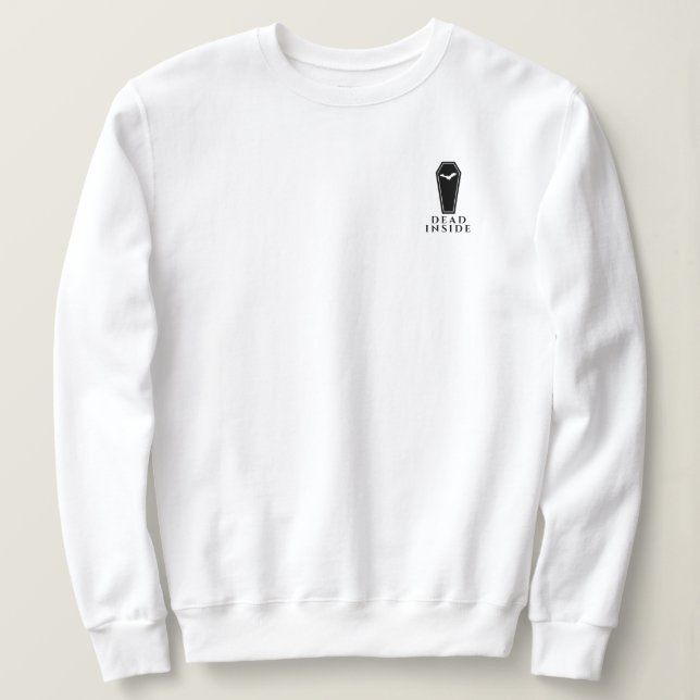 Camisas sudaderas dentro de Coffin Halloween muert (Anverso del diseño)