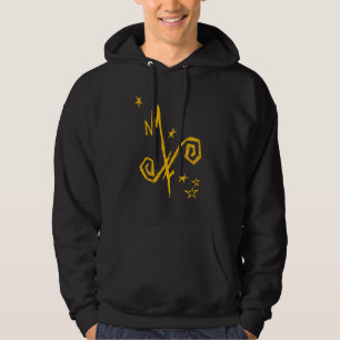 Camisas sudaderas encapuchadas de Rótulo amarillo