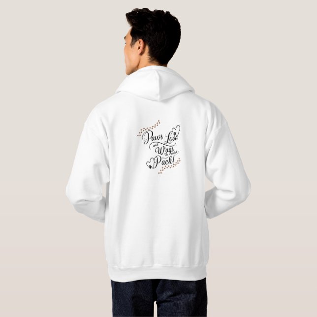Camisas sudaderas encapuchadas en árbol de Navidad (Reverso completo)