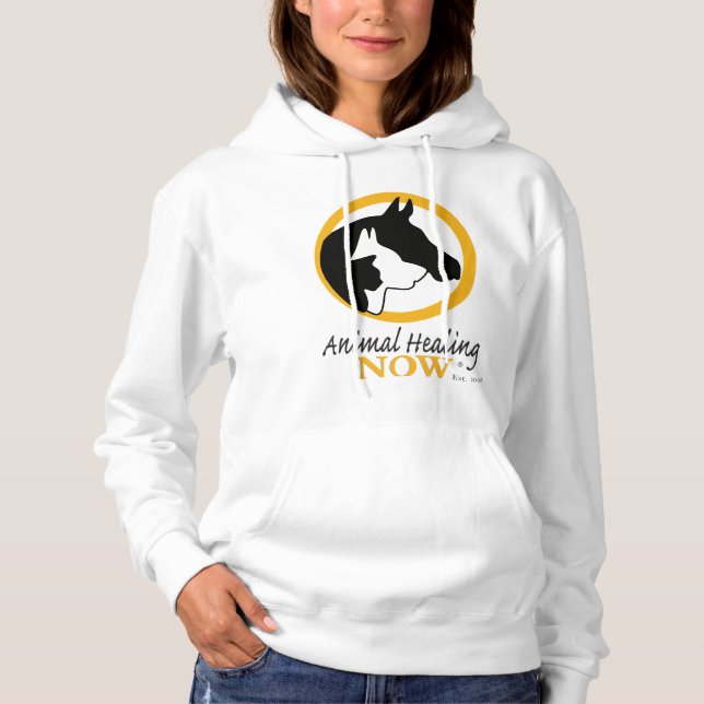 Camisas sudaderas encapuchadas para curar animales (Anverso)