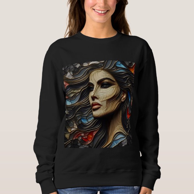 Camisas sudaderas expresión de arte 14 (Anverso)
