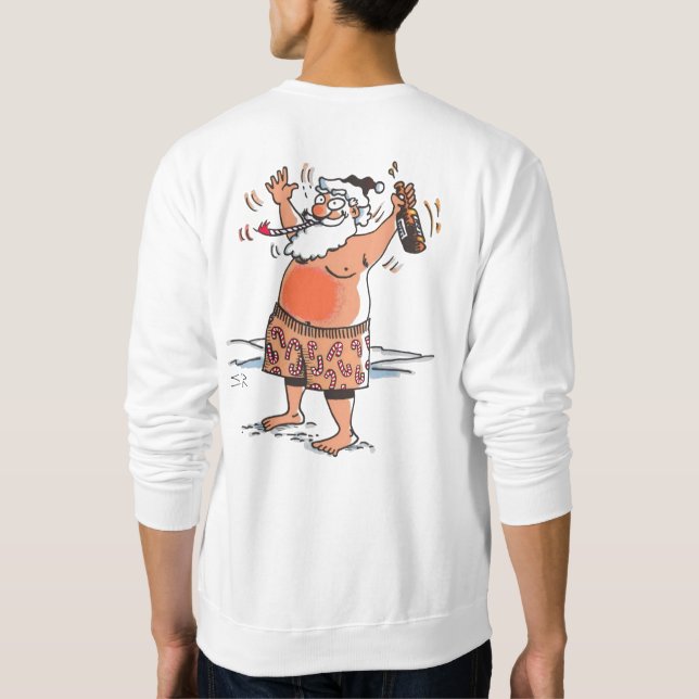 Camisas sudaderas raras de Santa (Reverso)