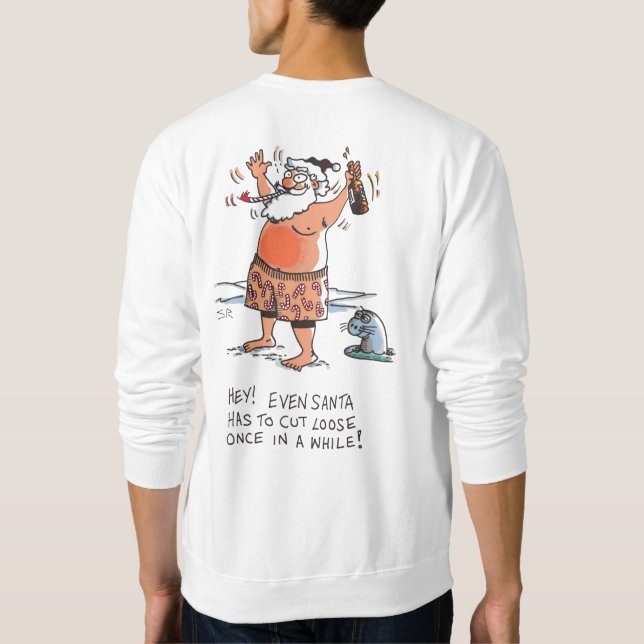 Camisas sudaderas raras de Santa (Reverso)
