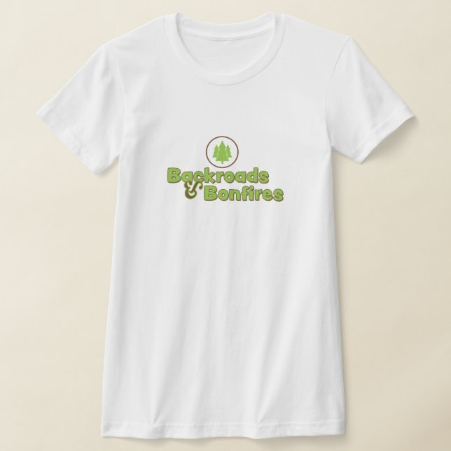 Camisas traseras y fogatas camisetas de finas Jers (Distribución)