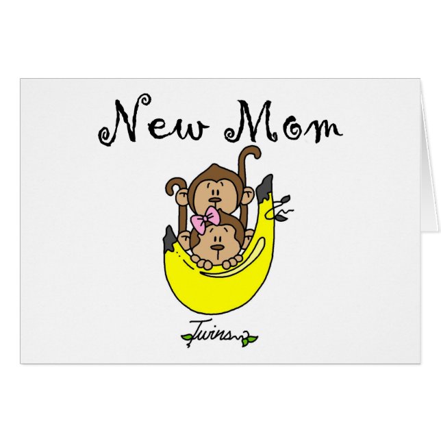 Camisas Twin Boy y Chica New Mom (Anverso (Horizontal))