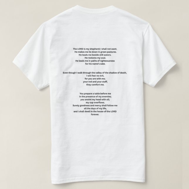 Camiseta (Reverso del diseño)