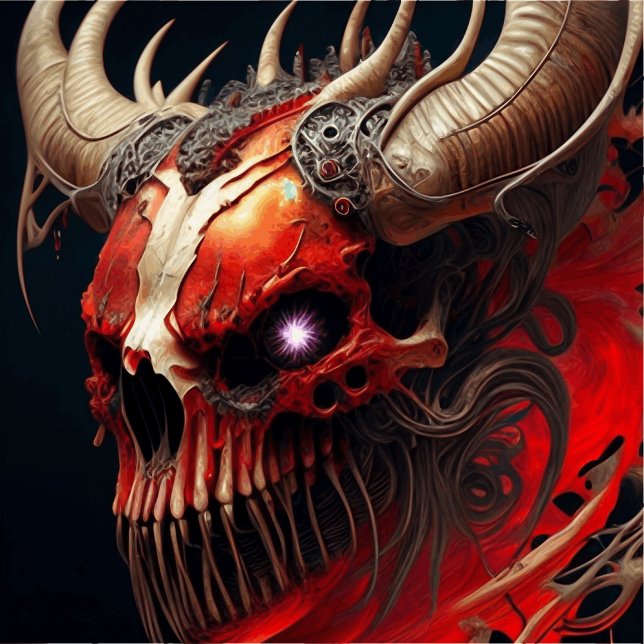 Camiseta (demon head)