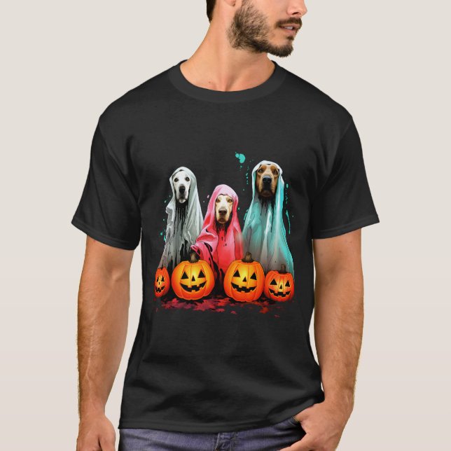 Camiseta С ute Ghost Dogs Funny Halloween (Anverso)