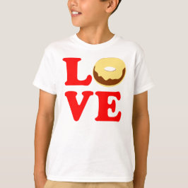 Camiseta ღ ♥Amar A Los Niños De Donut Comfy Casual Cotton T