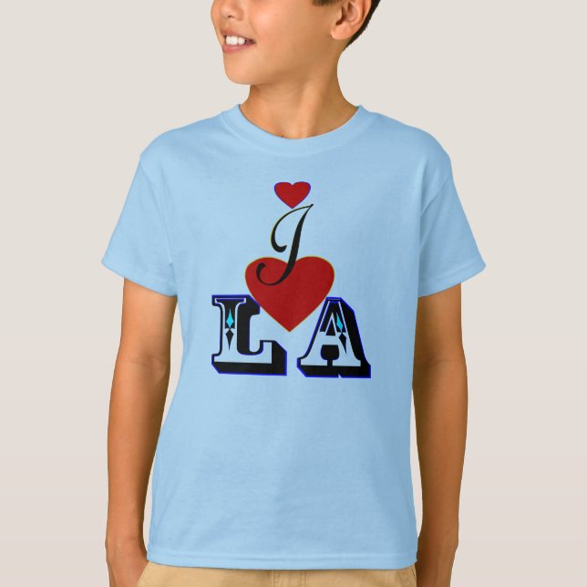 Camiseta ღ ♥ Me Encanta La Manes De Los Niños ♥ Elegante Ca (Anverso)