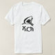 Camiseta ሻ ር ክ - Tiburón en amárico, blanco (Diseño del anverso)