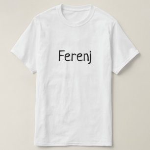 Camiseta ፈ ረ ን ጅ el extranjero de Fereni Fun Amárico Etíope