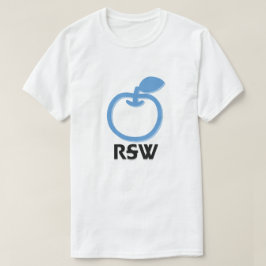 Camiseta Ꮤ Ꭶ Ꮢ - manzana en Cherokee