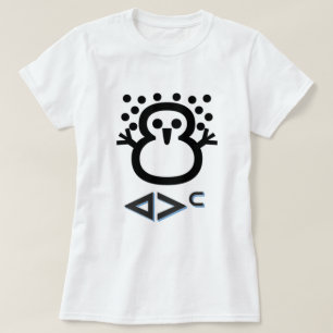 Camiseta ᑦ ᐳ ᐊ - nieve en Inuktitut