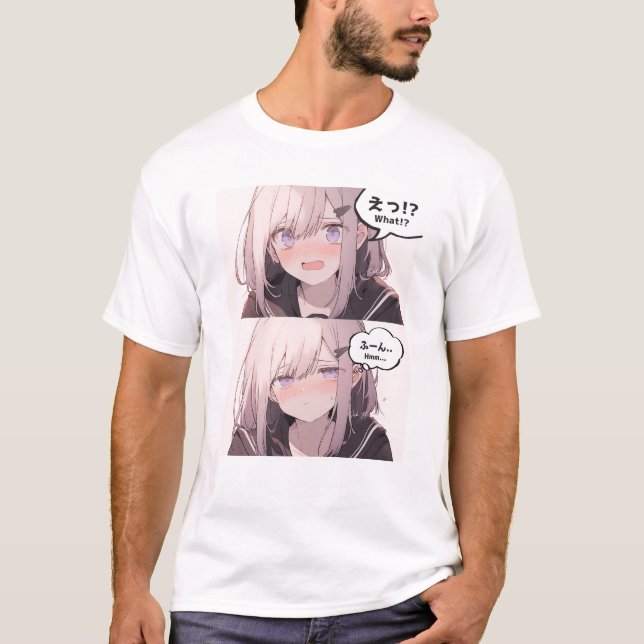 CAMISETA え！？ふーん...Tシャツ｜寿司娘 (Anverso)