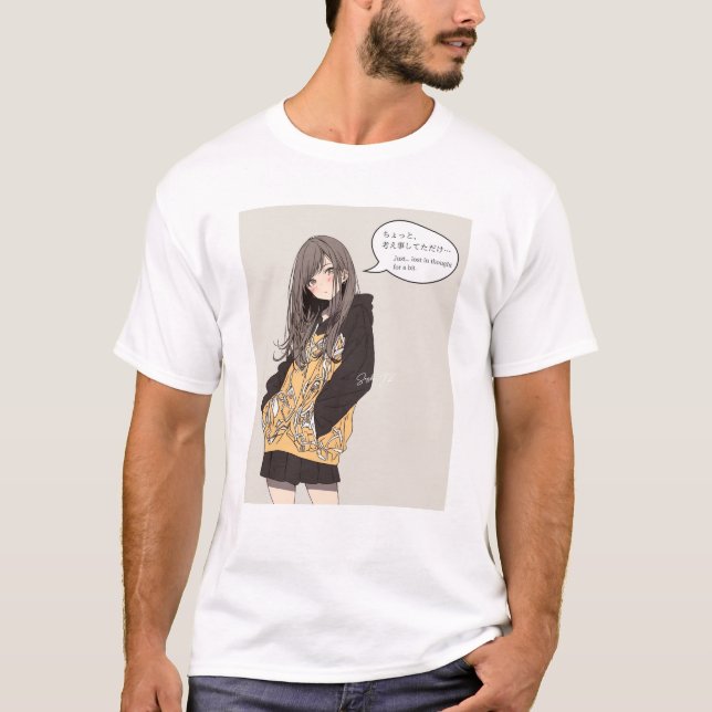 Camiseta ちょっと考え事してただけTシャツ｜寿司娘 generativeai (Anverso)